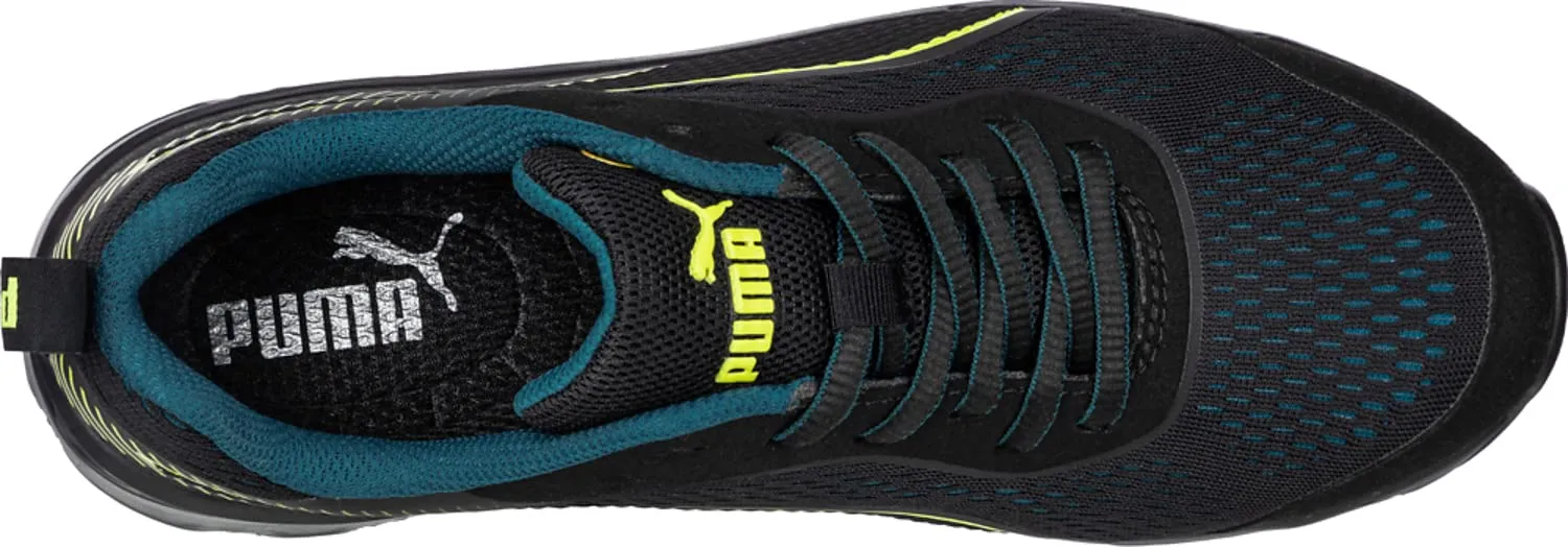PUMA Women's Fuse Knit Black Low Industrial Shoe, 10