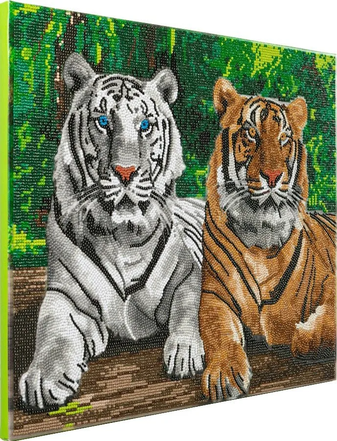 "Tigers" Crystal Art Kit 40x50cm