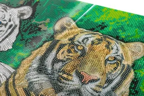 "Tigers" Crystal Art Kit 40x50cm