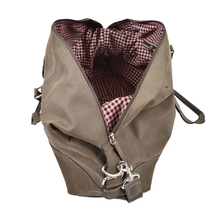 Rowallan Wayfarer All Leather Grey Holdall