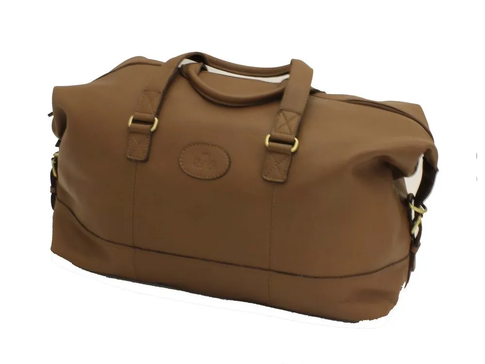 Rowallan Wayfarer All Leather Grey Holdall