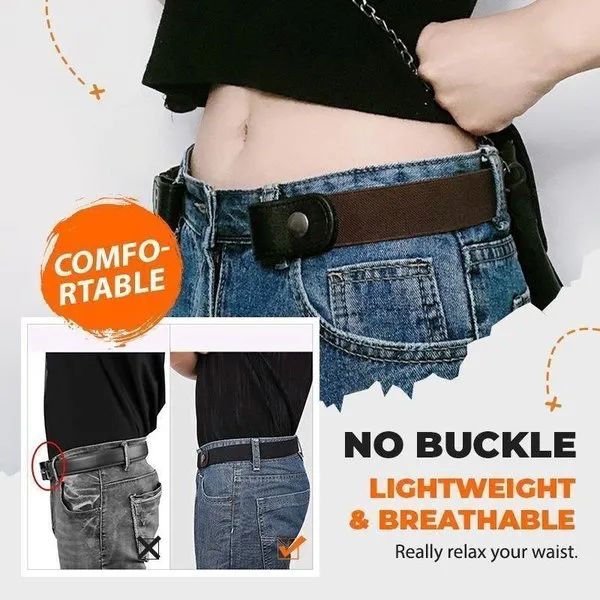 Seamless Elastic Belt | Simple and effortless buckles