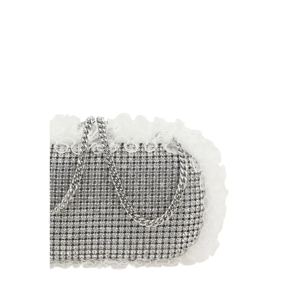 Self-Portrait The Crystal Lace Clutch Bag