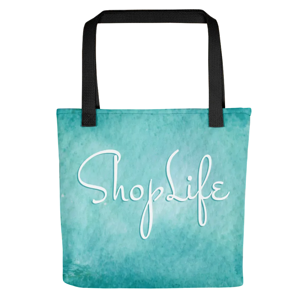 Shop Life™ Watercolor Tote Bag - Ocean