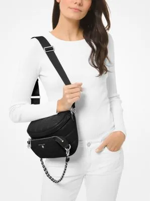 Slater Medium Quilted Leather Sling Pack