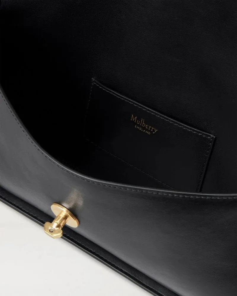 Small Lana Shoulder Bag High Gloss Leather (Black)