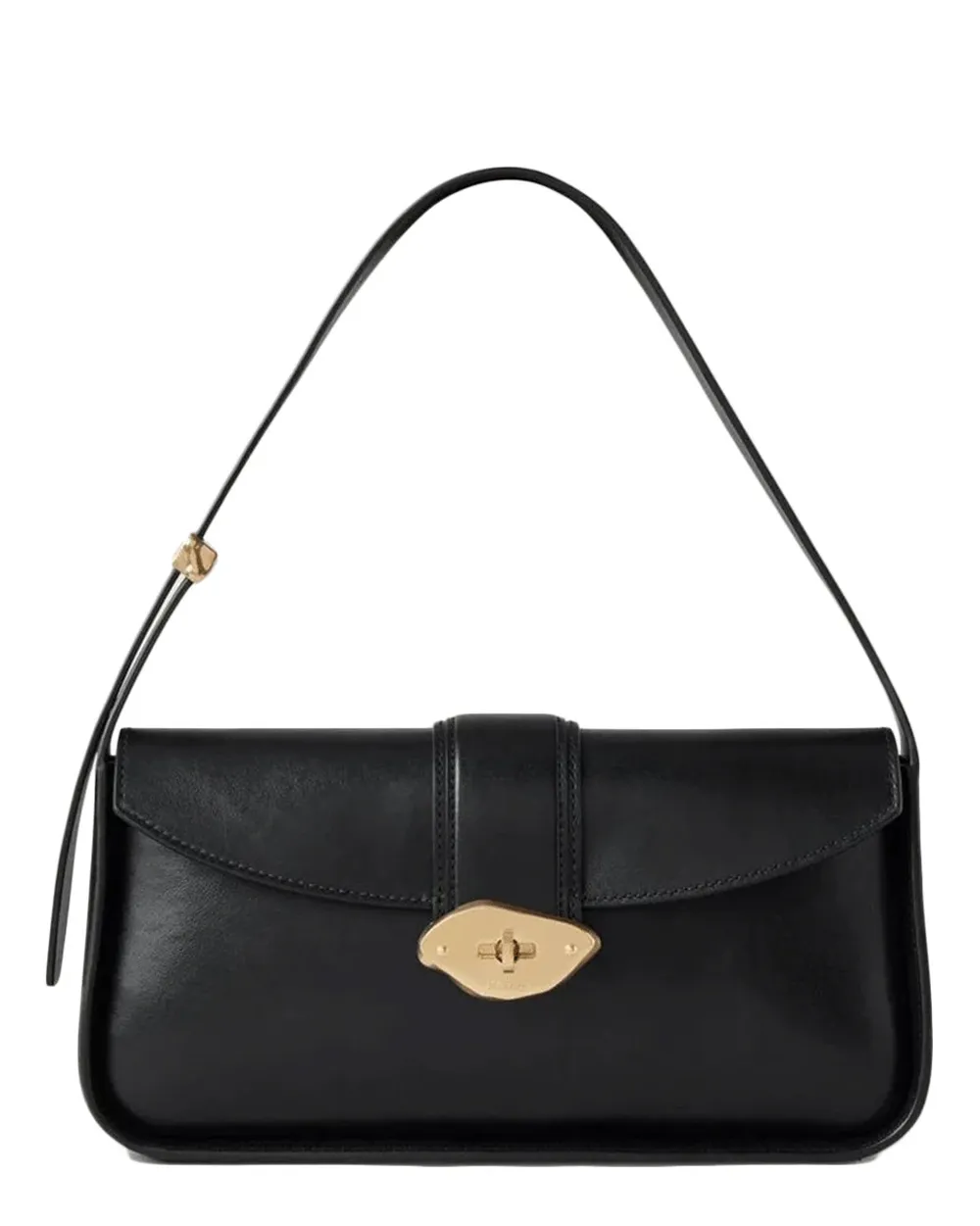 Small Lana Shoulder Bag High Gloss Leather (Black)