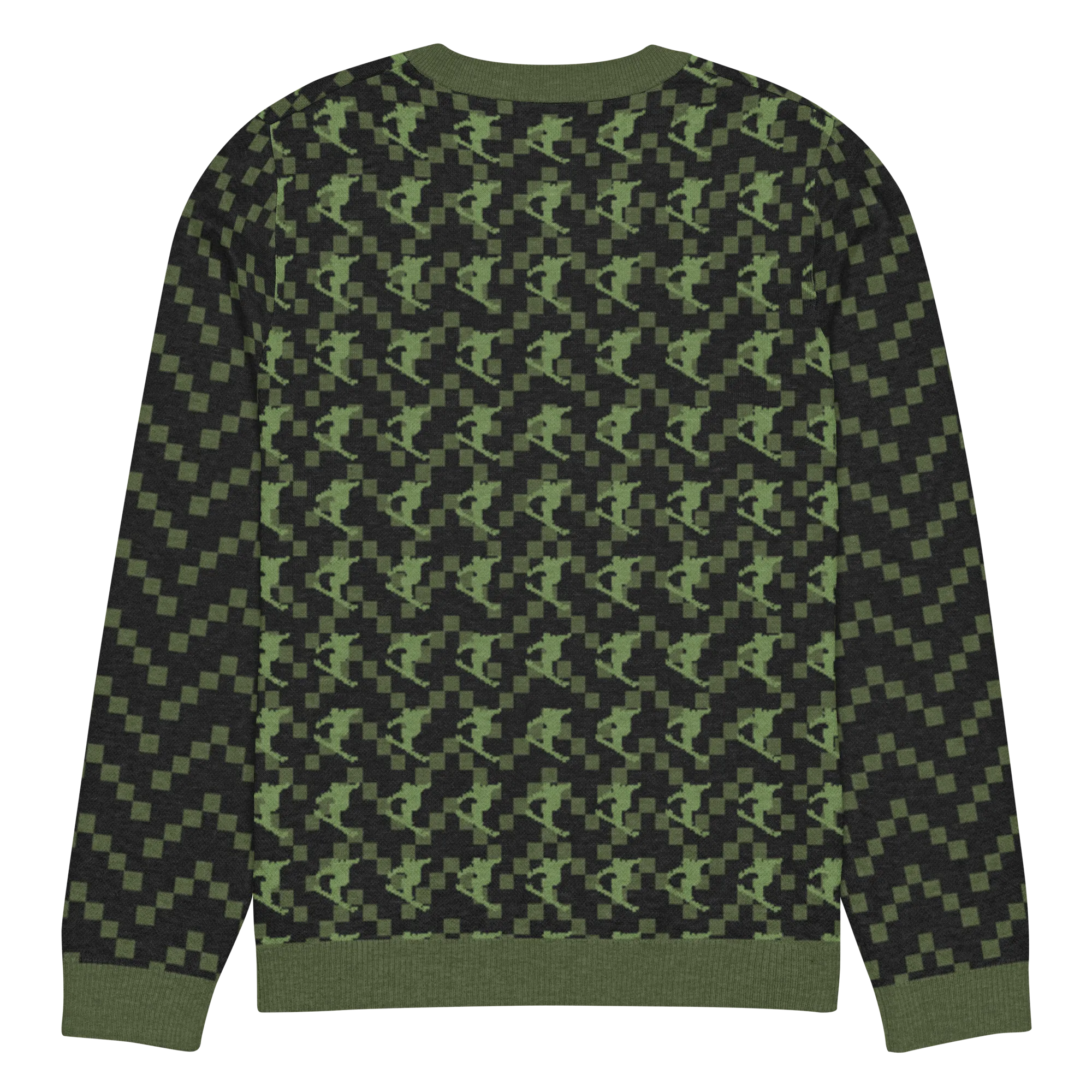 Snow Ski Freestyle Knitted crew neck sweater