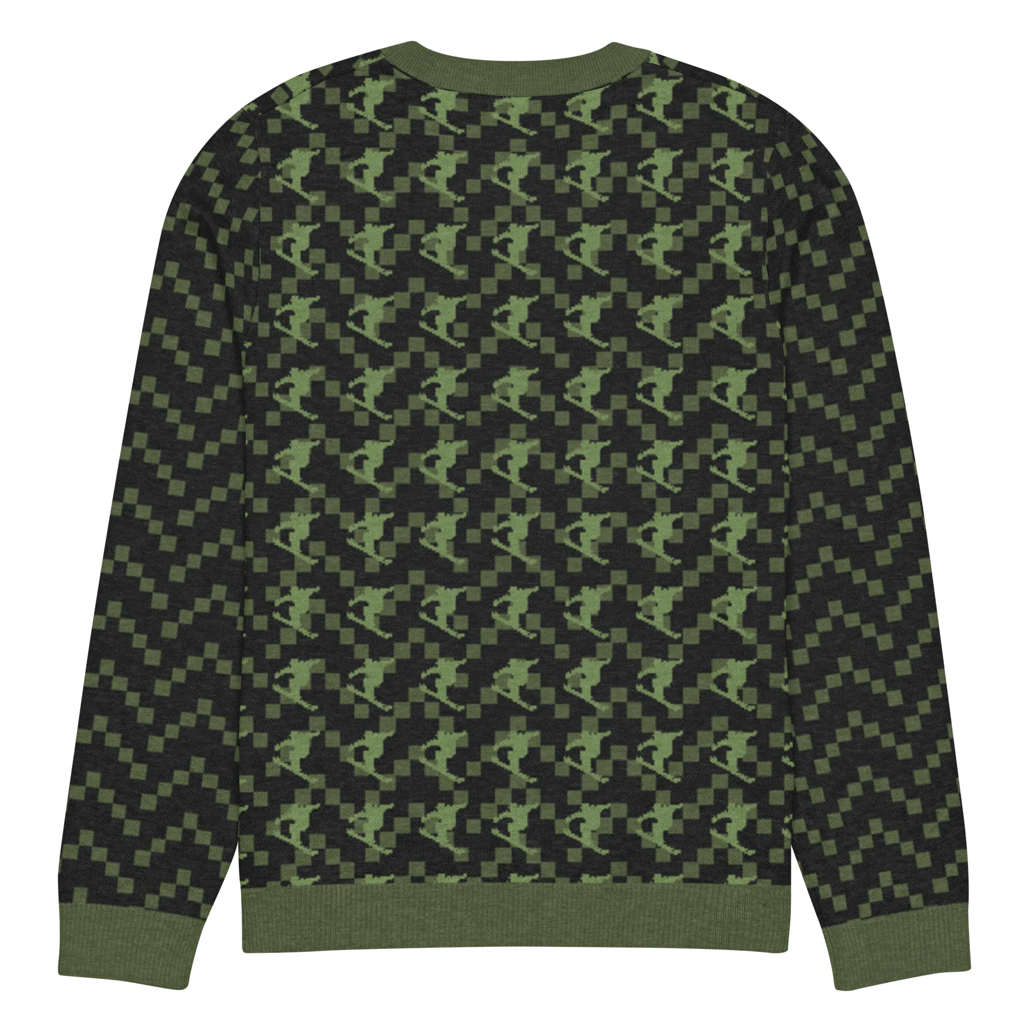 Snow Ski Freestyle Knitted crew neck sweater