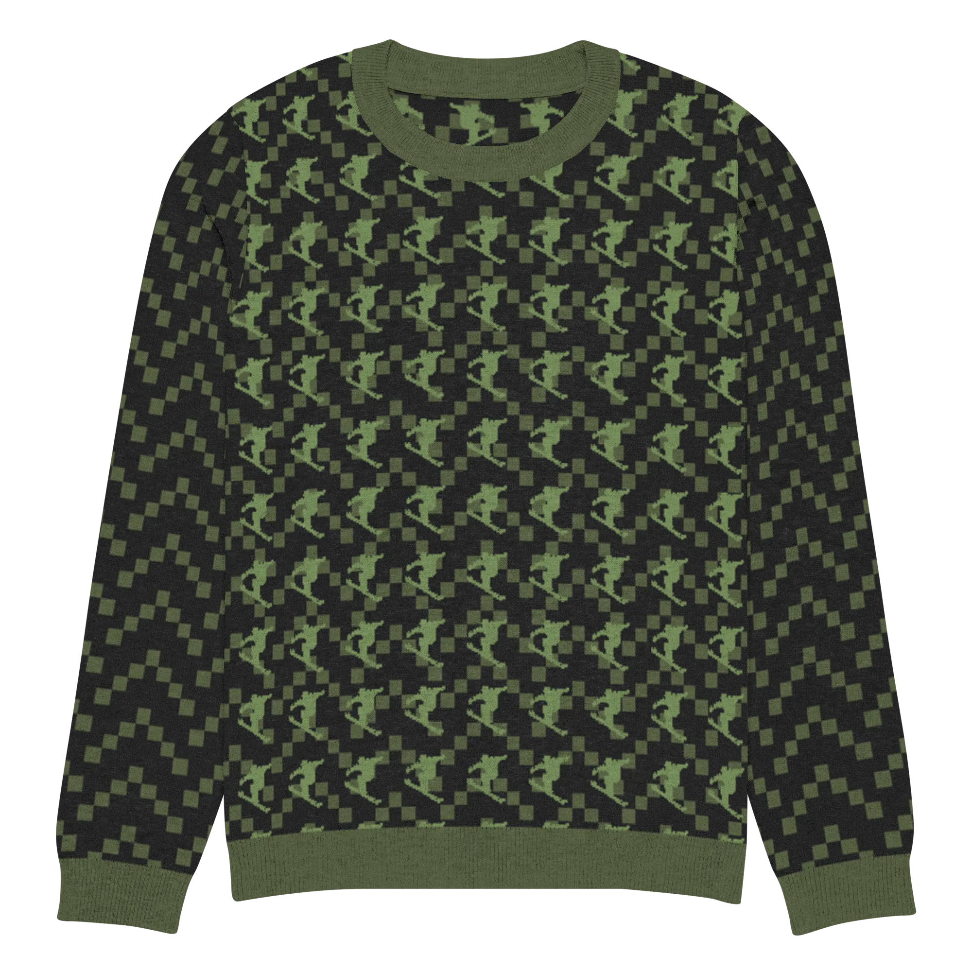 Snow Ski Freestyle Knitted crew neck sweater