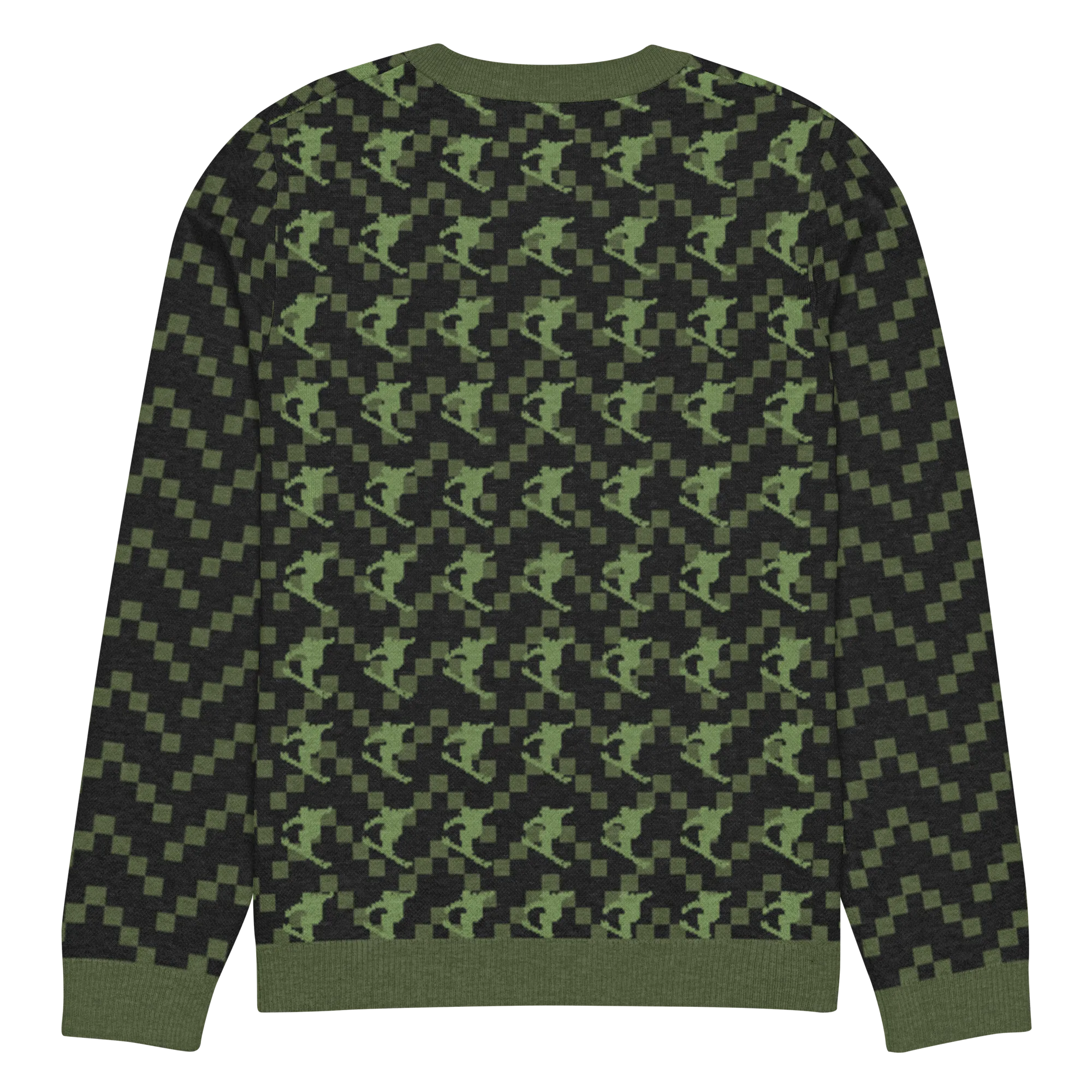 Snow Ski Freestyle Knitted crew neck sweater