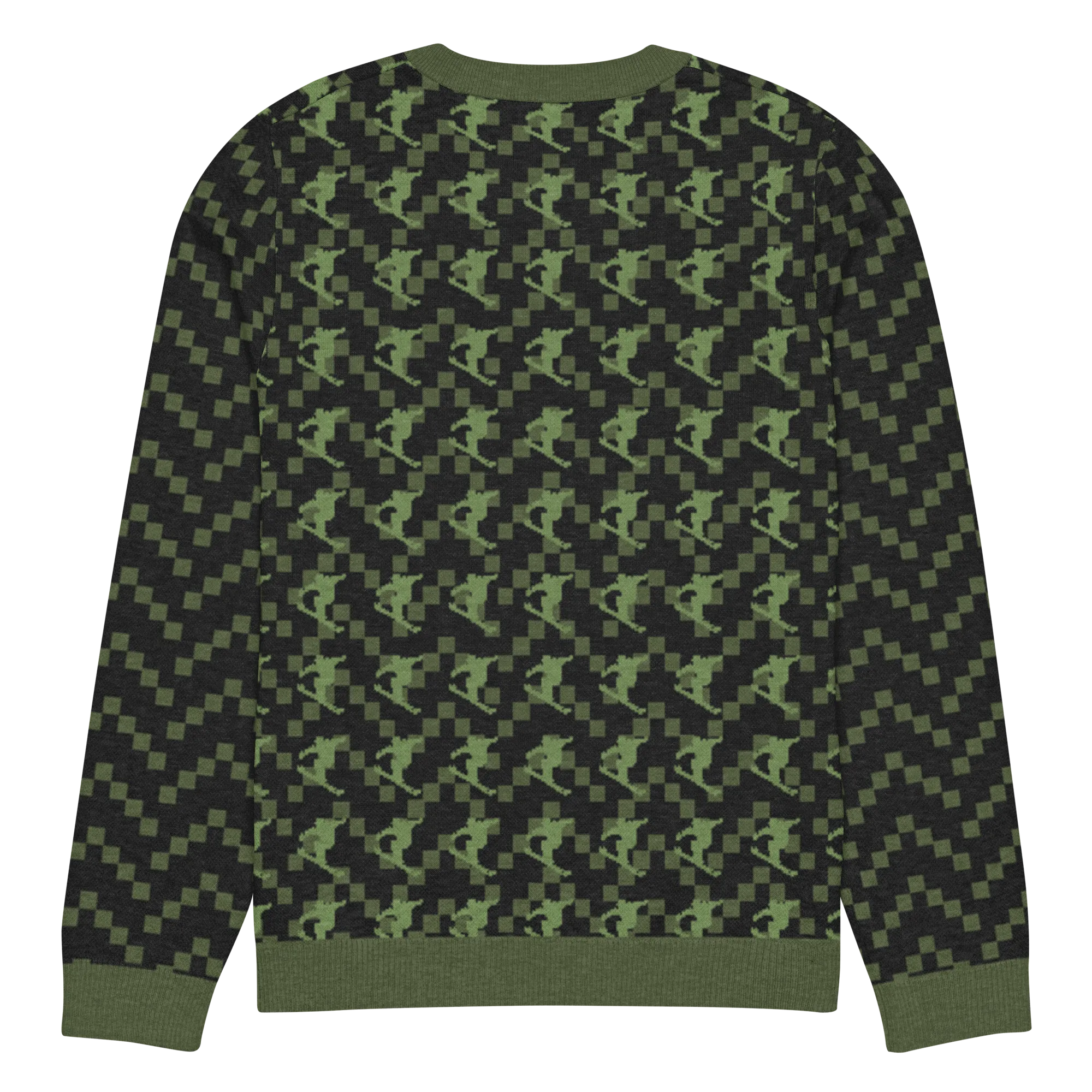 Snow Ski Freestyle Knitted crew neck sweater