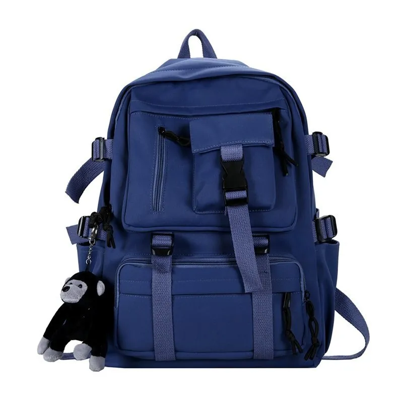 Sohiwoo Edgy Black Waterproof Backpack