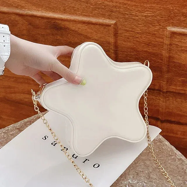 Sohiwoo  Women Mini Crossbody Simple Trendy Handbags Chain Small Bag PVC For Women Jelly Fashion Bag Brand Shoulder Start Luxury
