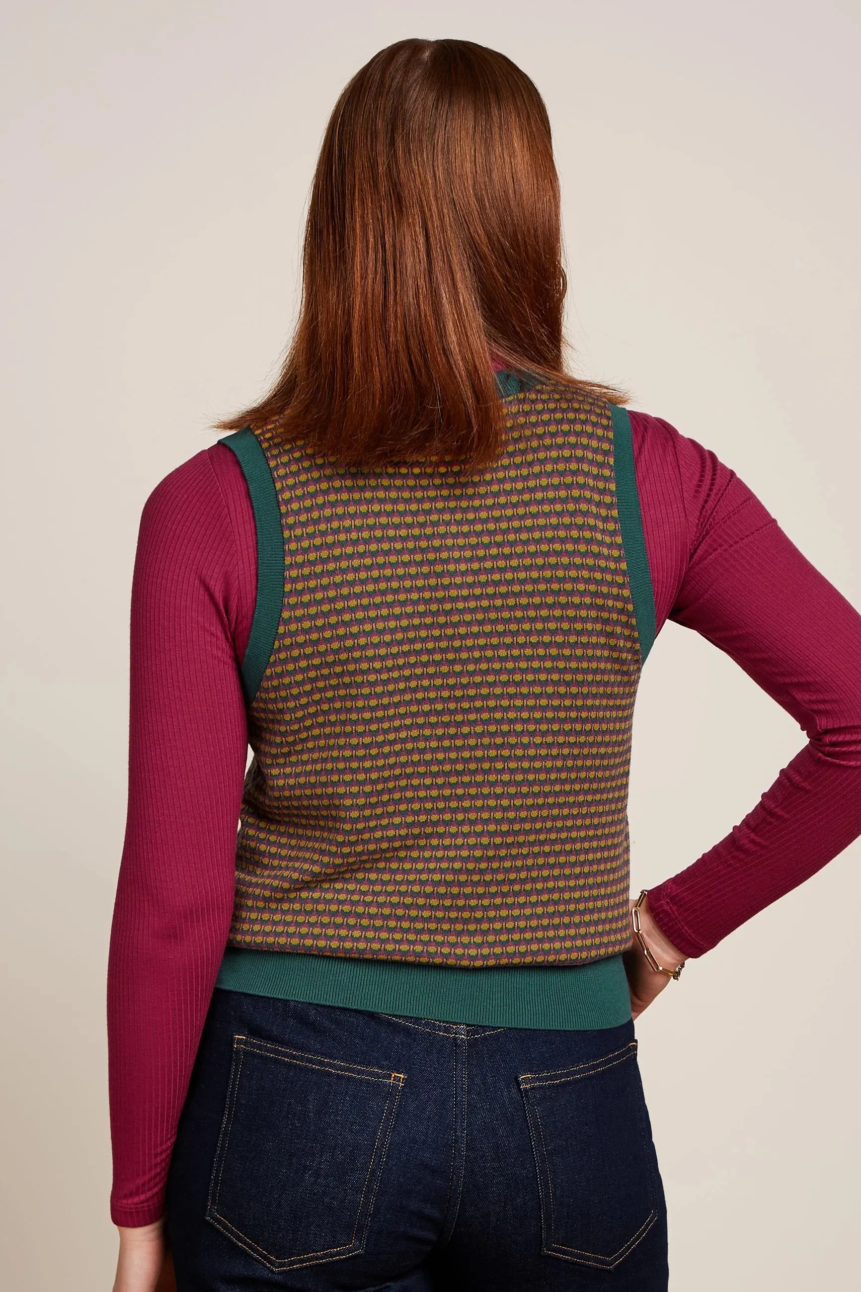 Spencer Graham Vest - Pine Green