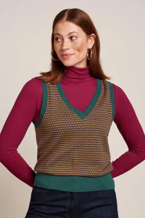 Spencer Graham Vest - Pine Green