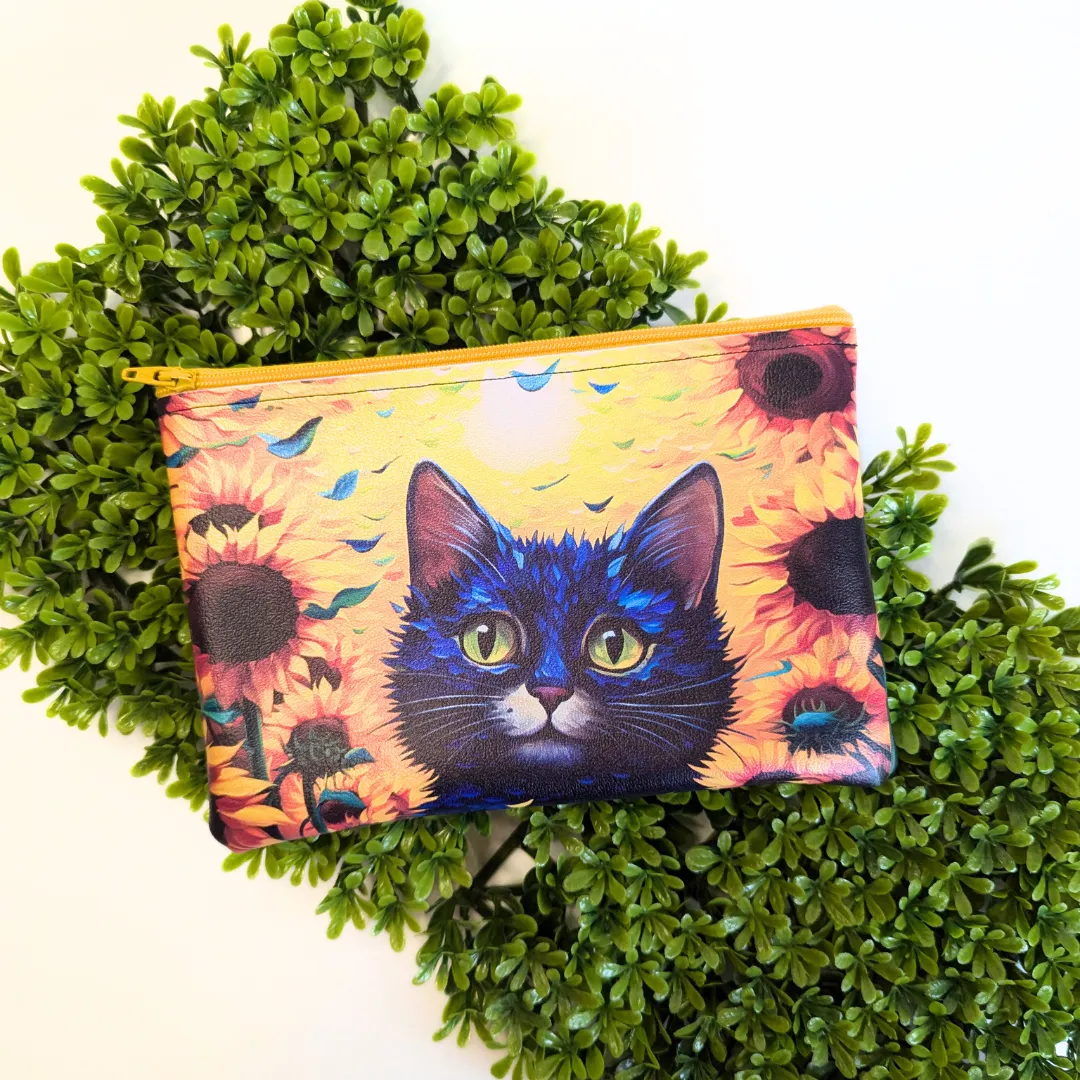 Starry Cat Zipper Bags