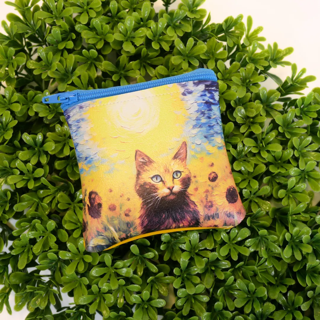Starry Cat Zipper Bags