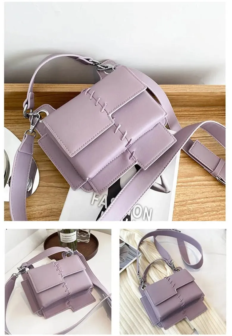 Stitch Block Handbags/Sling Bags