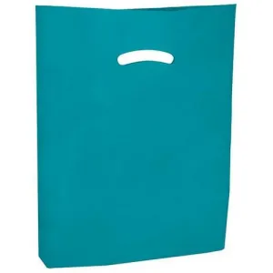 Super Gloss Die Cut Handle Bags. - 18 x 18 x 4 - (Teal)