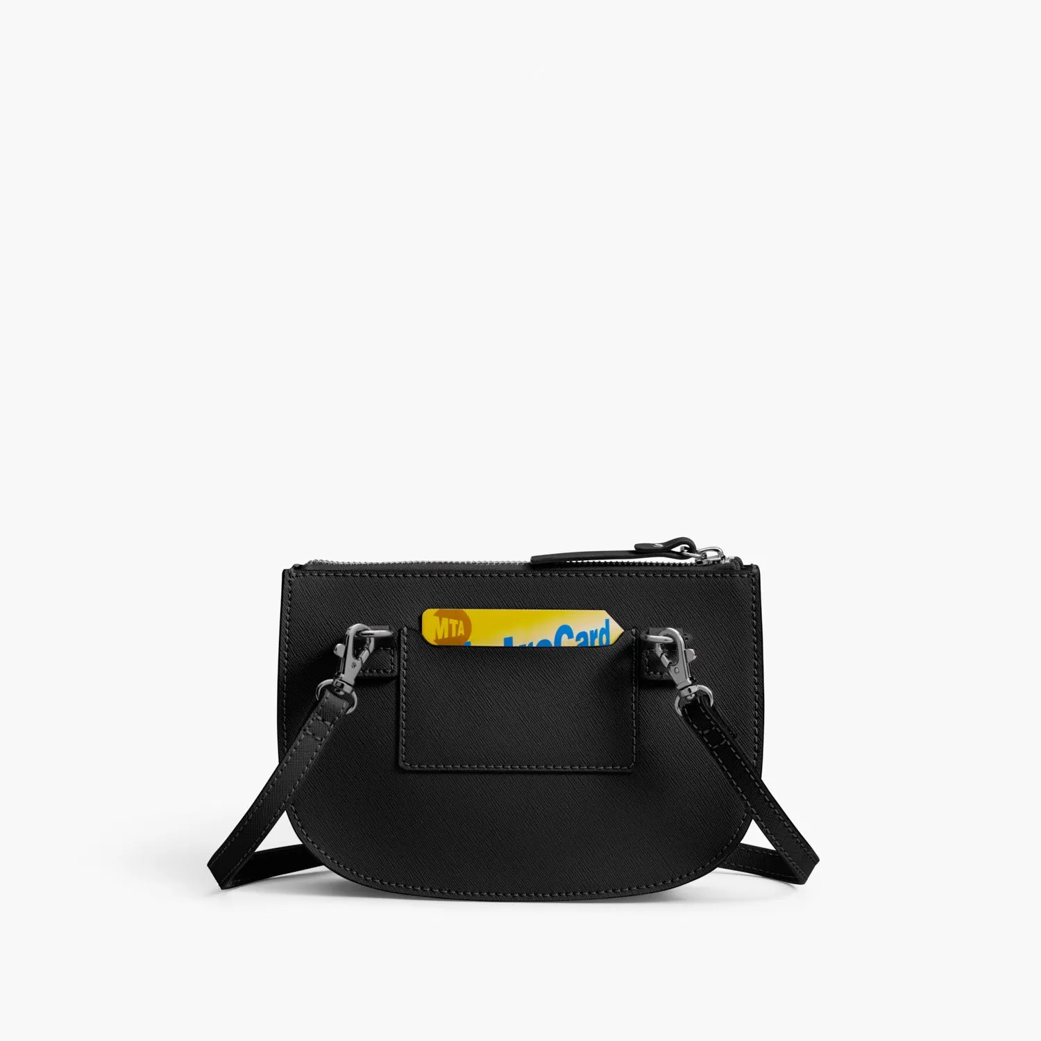 The Waverley 2 - Saffiano Leather - Black / Gunmetal / Grey
