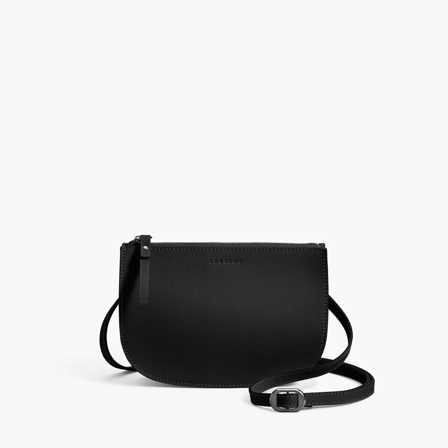 The Waverley 2 - Saffiano Leather - Black / Gunmetal / Grey