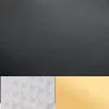 The Waverley 2 - Saffiano Leather - Dark Grey / Gold / Grey