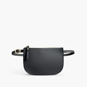 The Waverley 2 - Saffiano Leather - Dark Grey / Gold / Grey