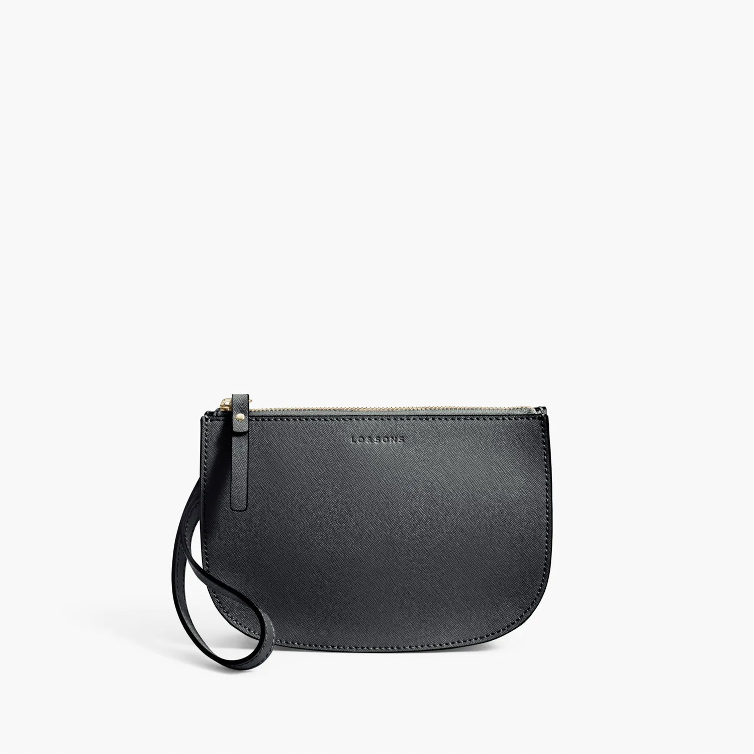 The Waverley 2 - Saffiano Leather - Dark Grey / Gold / Grey