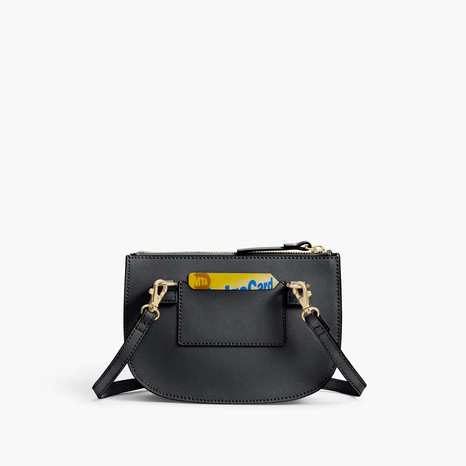 The Waverley 2 - Saffiano Leather - Dark Grey / Gold / Grey