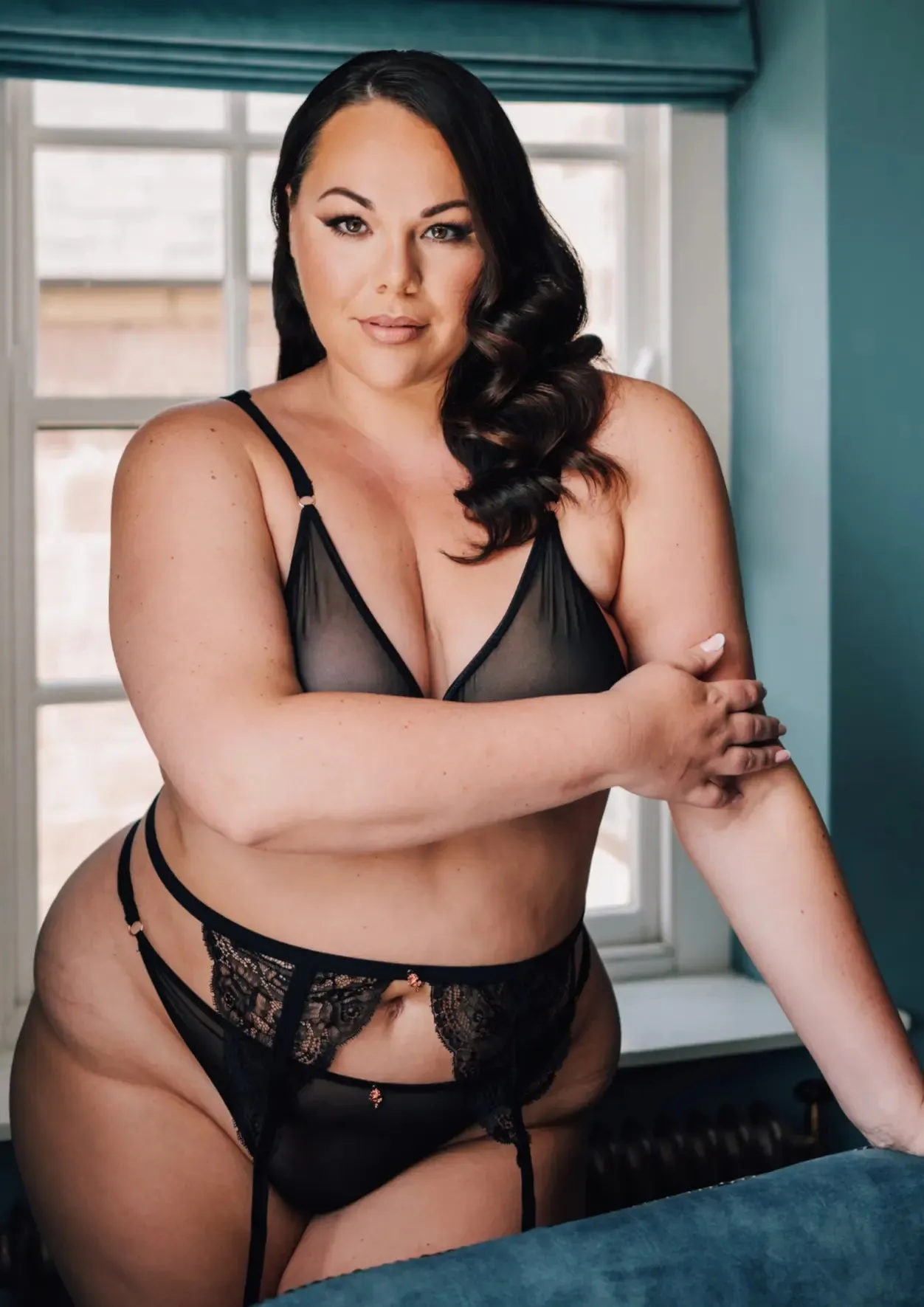 Timeless Black Mesh Set