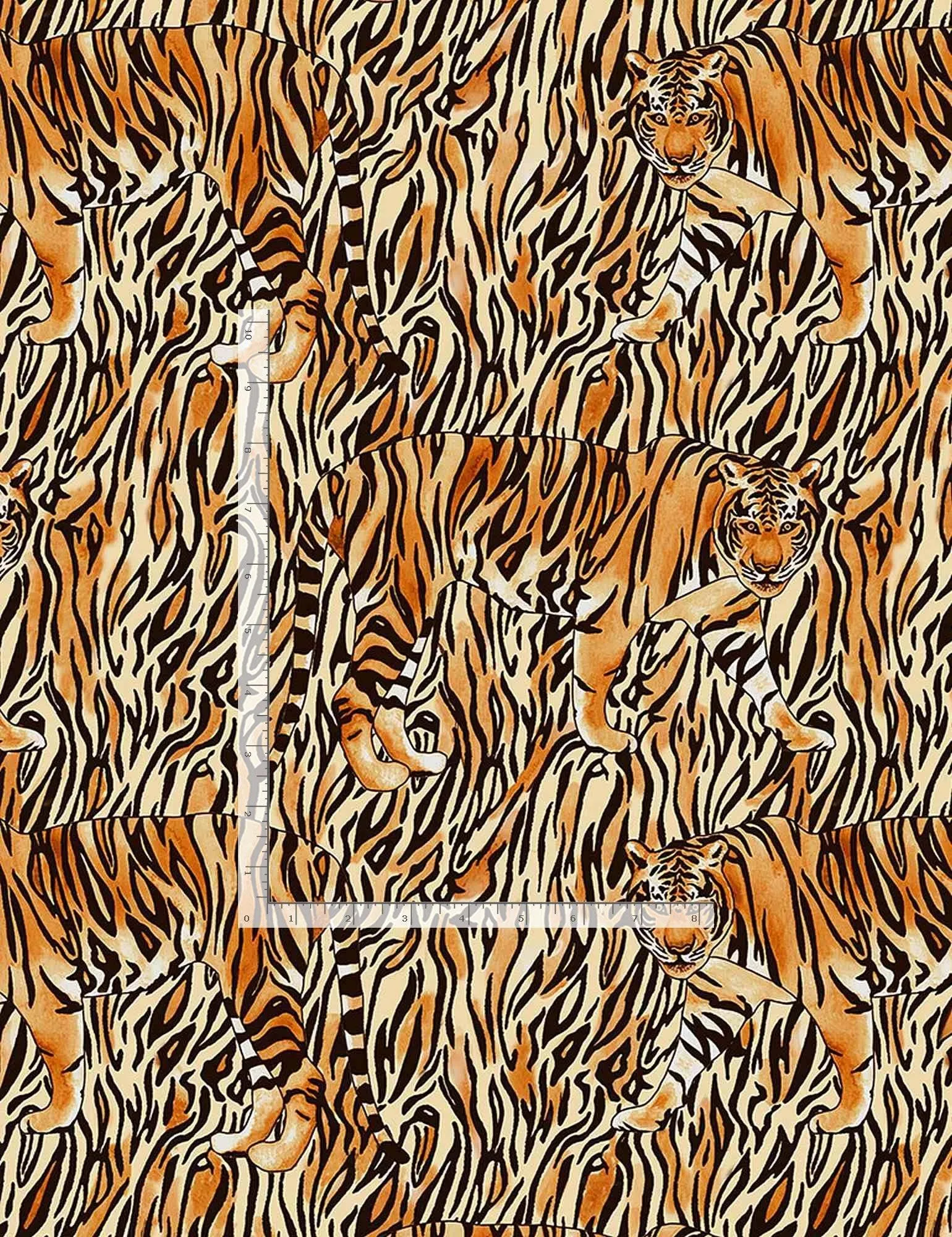 Timeless Treasures Tiger Print, Wild Camo, African Print