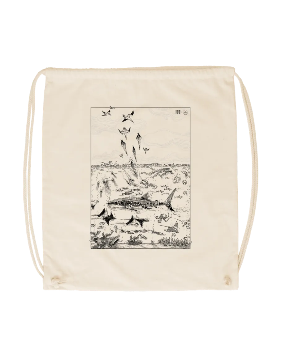 Two Sides Drawstring Bag