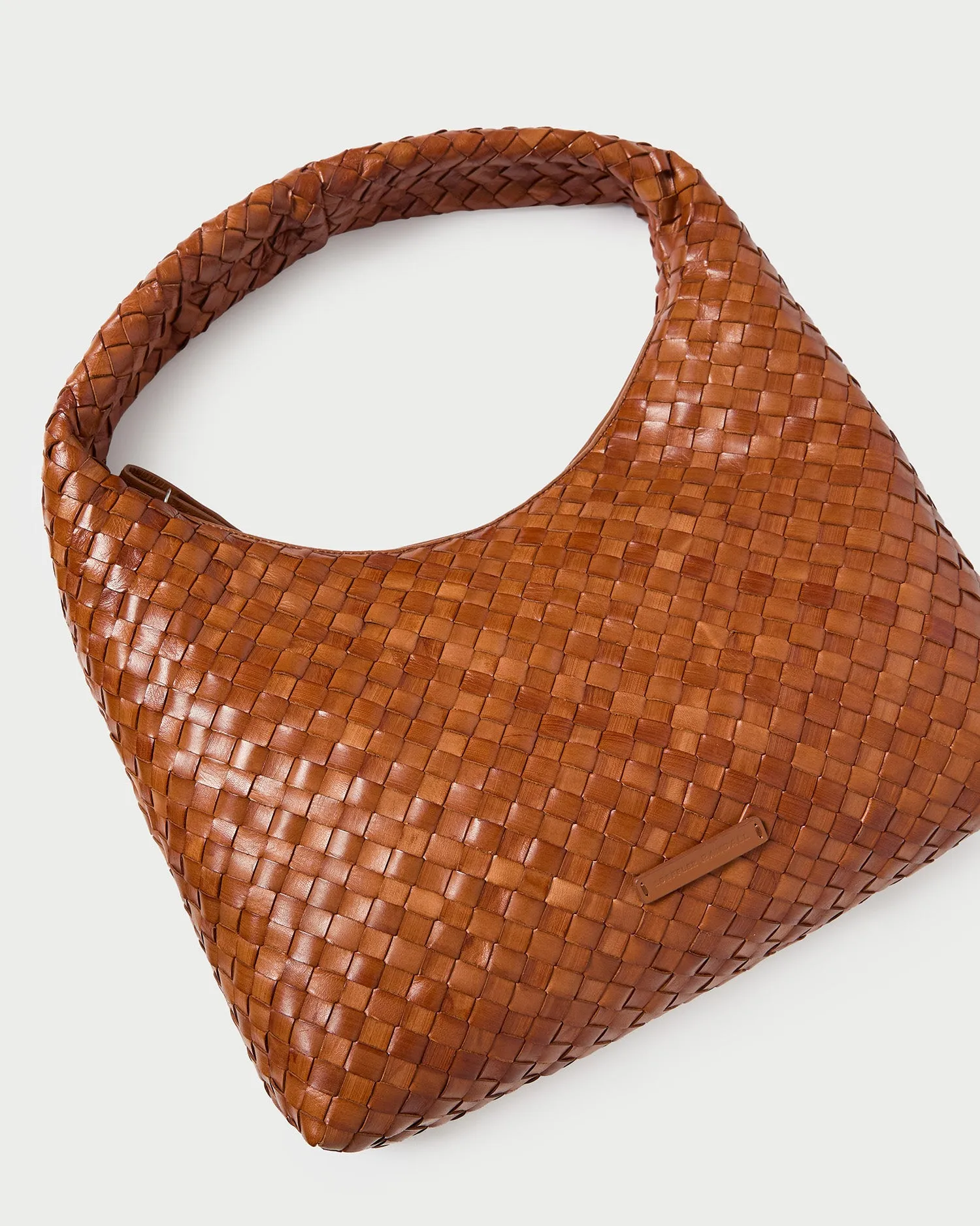 Willow Timber Woven Leather Hobo